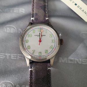Men's Jefferson Camo Canvas Strap Watch 38mm
